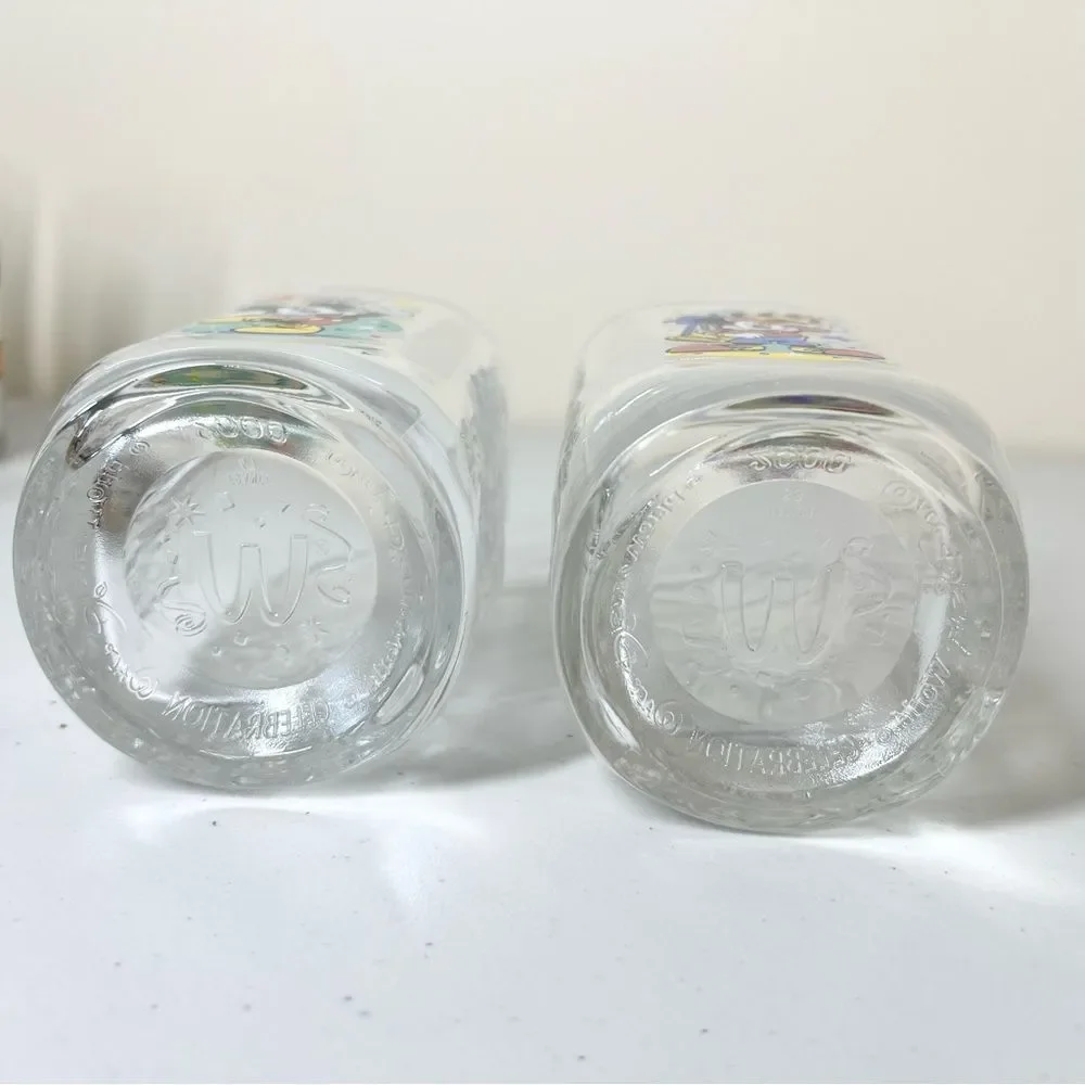 Vintage McDonald’s Disney World 2000 Mickey Mouse Celebration Glasses Set of 2 - Picture 4 of 4